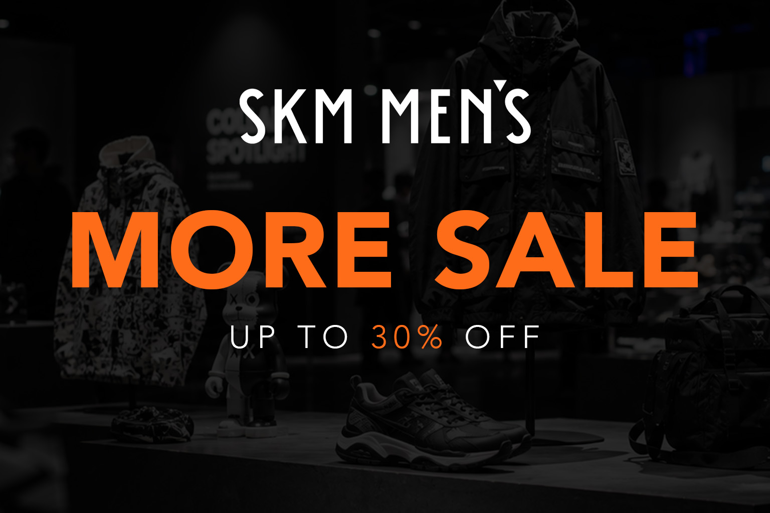 SKM MEN'S換季折扣開跑！and wander、Carhartt潮流單品7折起！