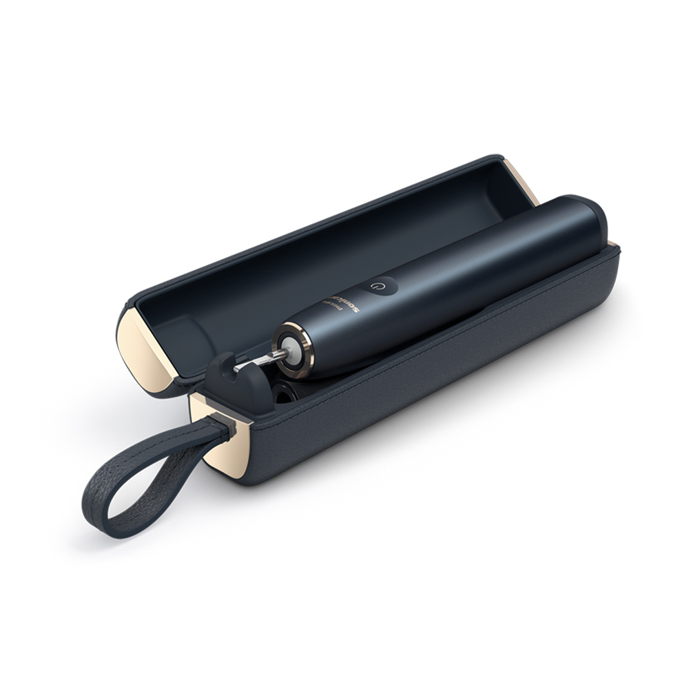 下單再折【Philips飛利浦】Sonicare頂級尊榮AI智能音波電動牙刷-靜夜藍(HX9996/12)