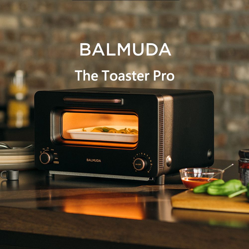 BALMUDA 百慕達】The Toaster Pro 蒸氣烤麵包機專業版(黑古銅色) K11C