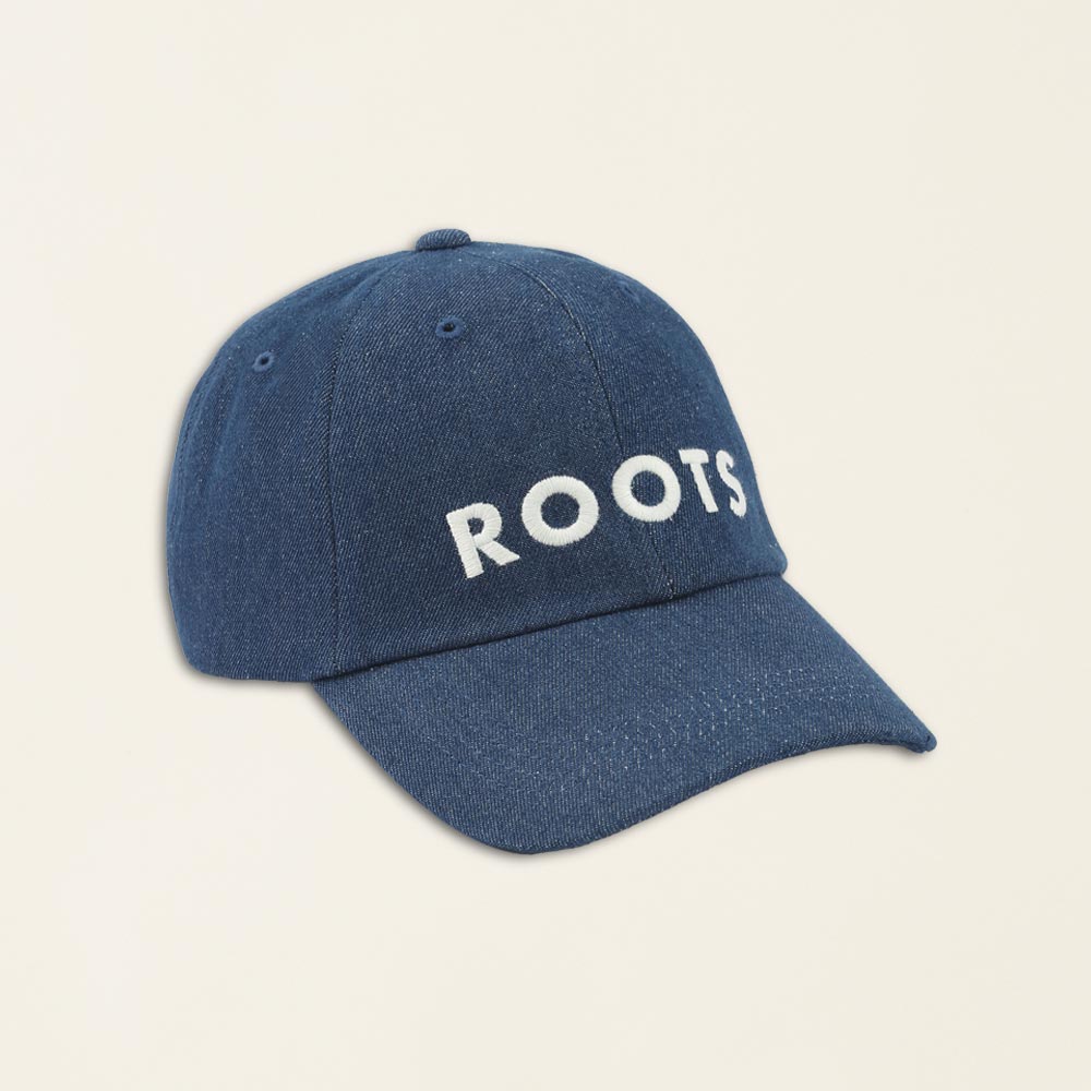 Roots 配件- OUTDOORS DENIM 棒球帽(藍色)O/S
