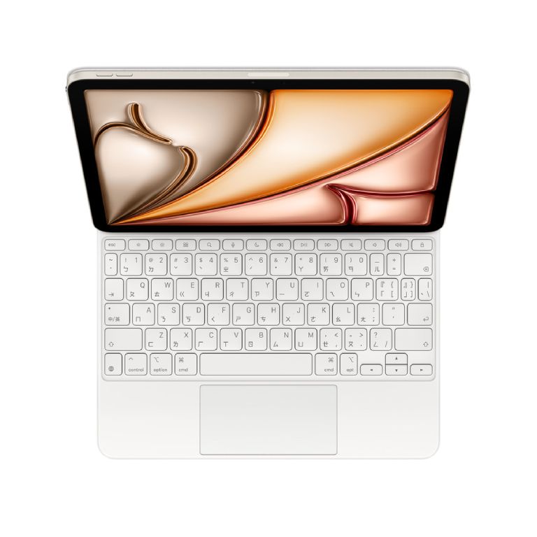 〔新上市〕iPad Air M2/M3晶片 11吋 巧控鍵盤 白色