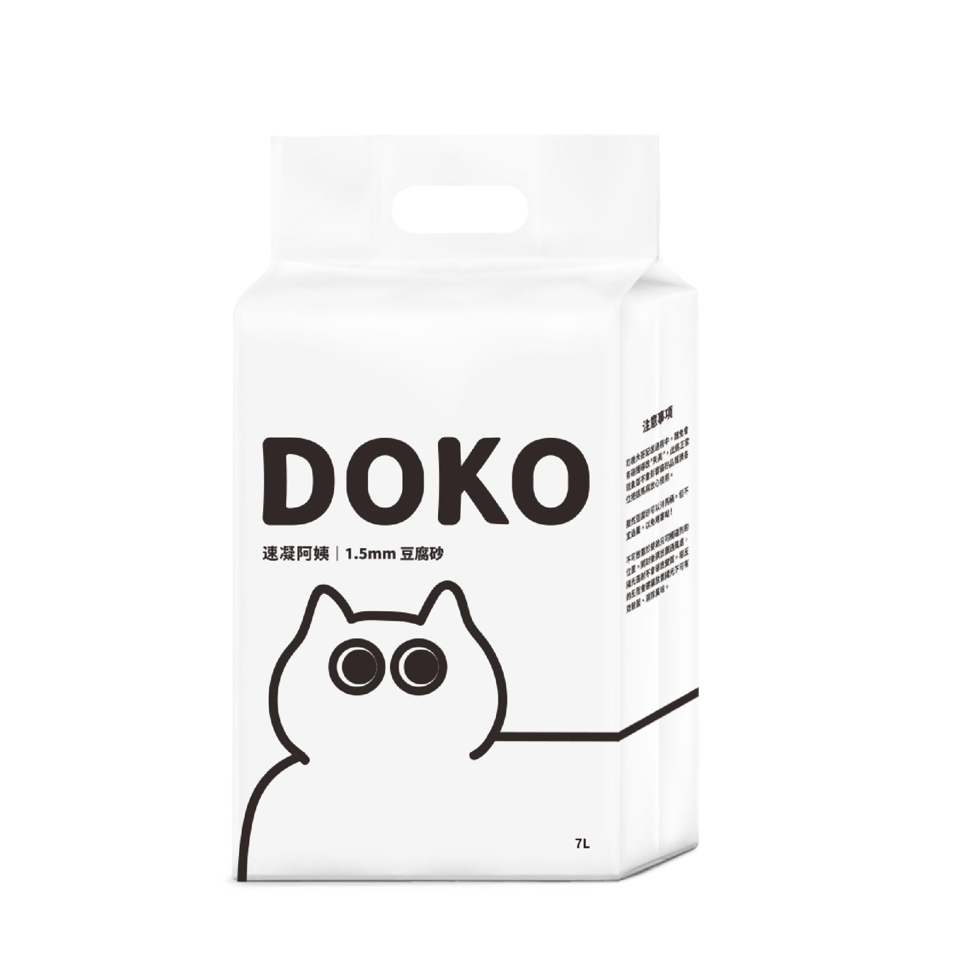 Abao【Doko-極細豆腐砂1.5mm】清新晨露 7L/ 6入組