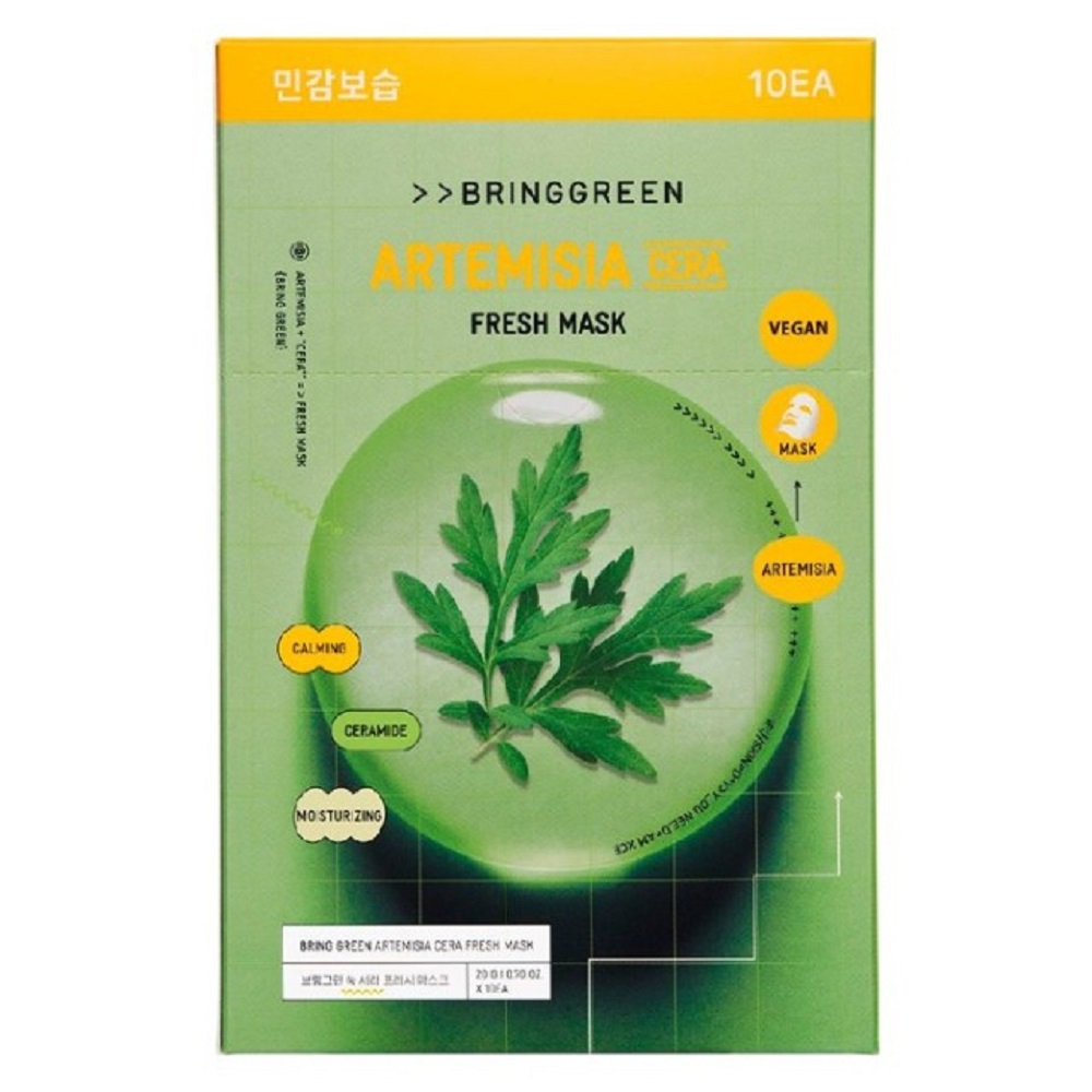 BringGreen 草本植萃瞬效舒敏保濕面膜 (10入)(效期2026/5/22)