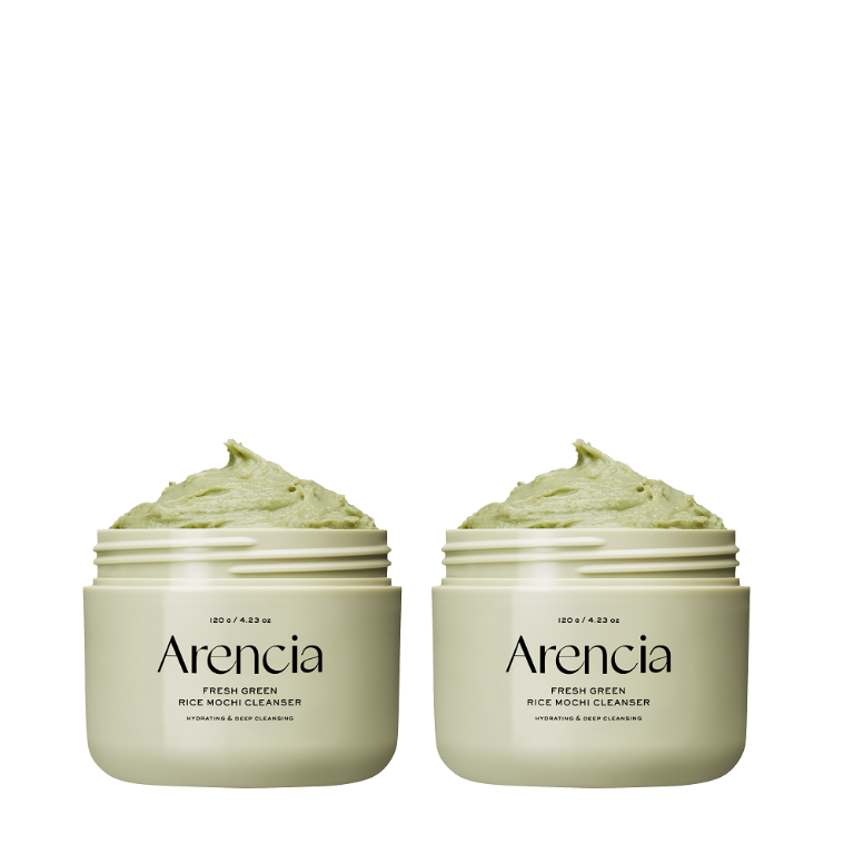 Arencia 綠意清新年糕潔面乳120g雙入組