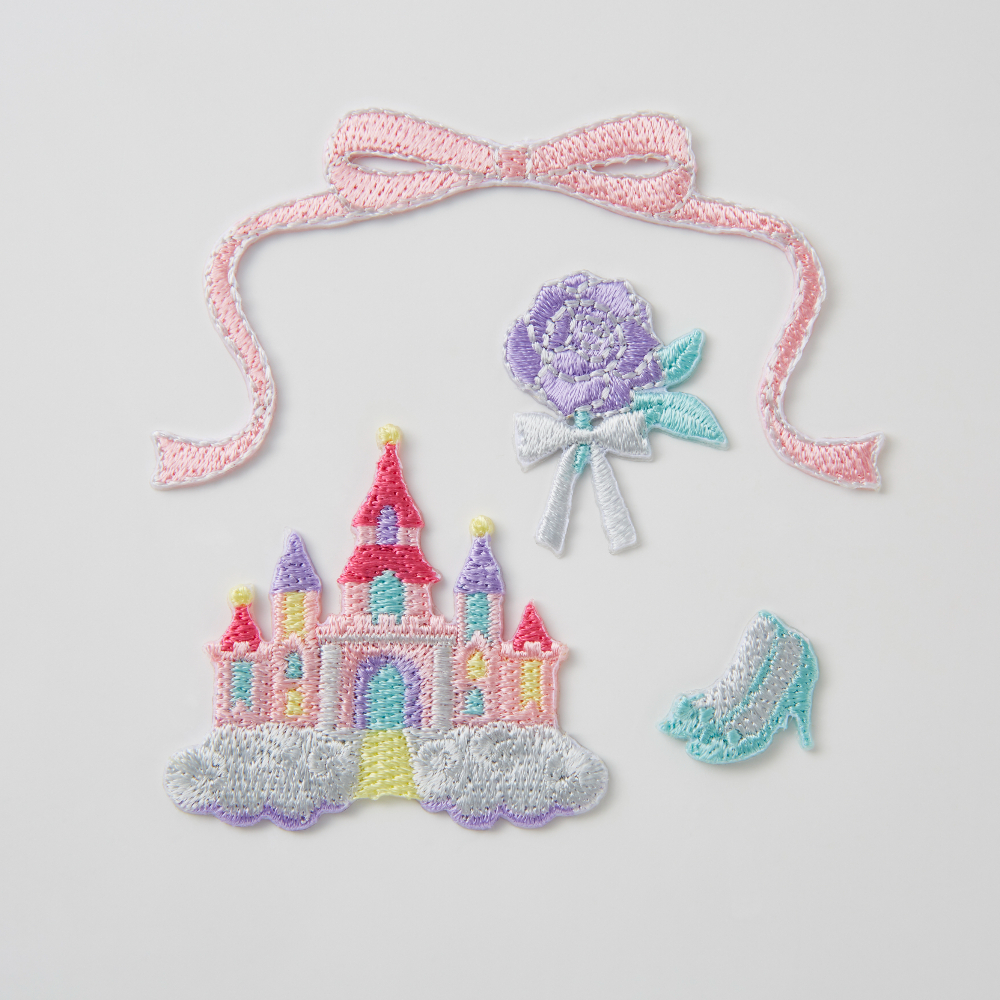 獨家預購【天使之翼】書包刺繡貼紙(兩入組款式任選) 預計8月底出貨-公主 x2入