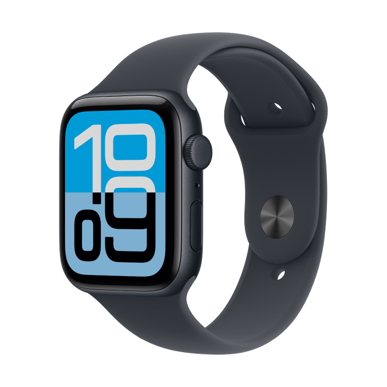 Apple Watch SE 3 40mm 午夜色鋁金屬 配午夜色運動型錶帶 S/M MEH94
