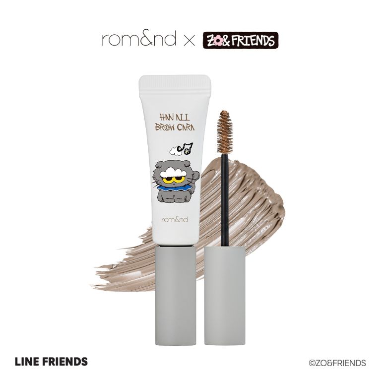 rom&amp;nd X ZO&amp;FRIENDS 根纖染眉膏 03 摩登米