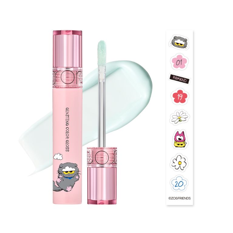 rom&amp;nd X ZO&amp;FRIENDS 天使光糖漿唇蜜 20 雲朵薄荷(含貼紙)