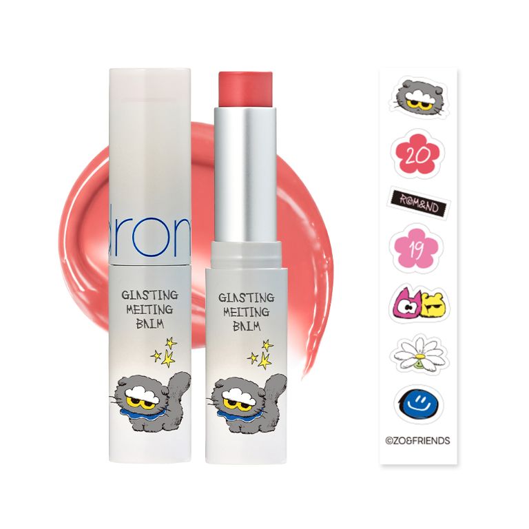 rom&amp;nd X ZO&amp;FRIENDS 果凍唇膏 20 雛菊軟糖(含貼紙)