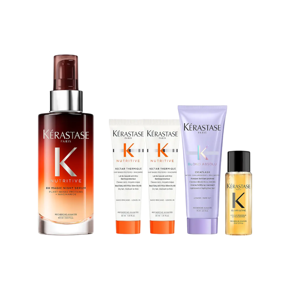 KERASTASE 靜夜修護精華組