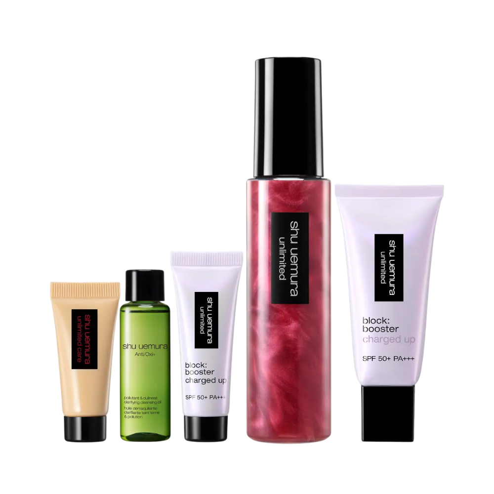shu uemura 無極限亮顏妝前定妝組