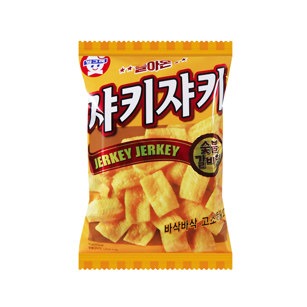 【韓味不二】Binggrae烤肉風味餅乾(箱購)70g*16包
