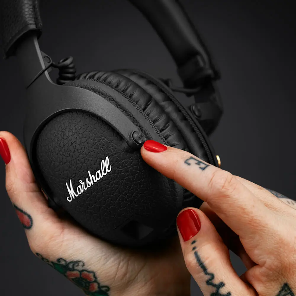 Marshall Monitor II ANC 藍牙耳罩式抗噪耳機-經典黑｜新光三越skm