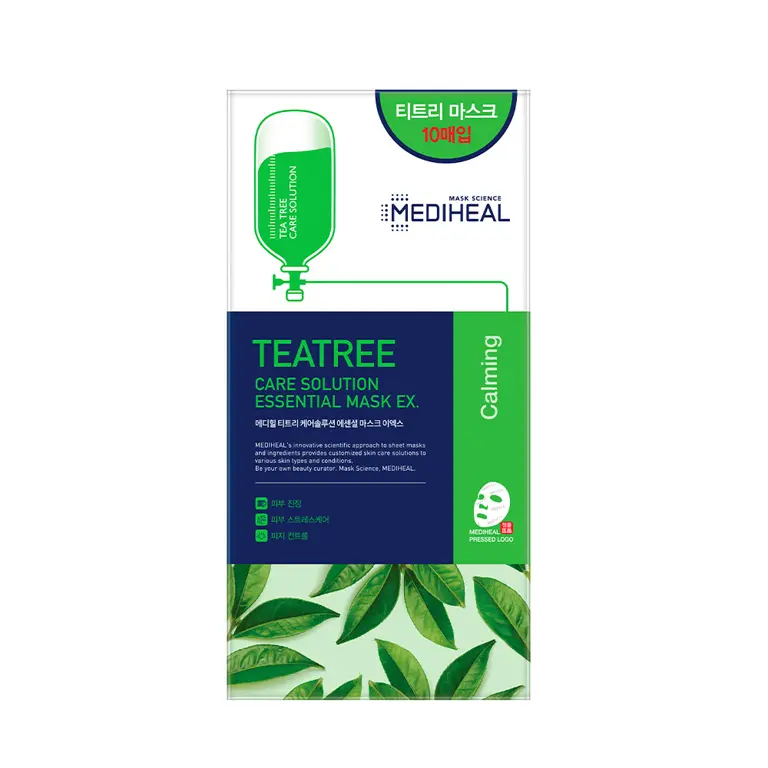 MEDIHEAL 美迪惠爾 茶樹舒緩護理保濕導入精華面膜升級版 (10入)
