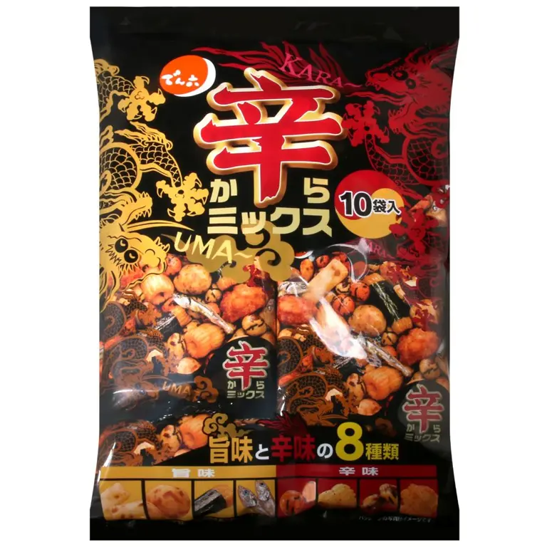 傳六辛口10袋綜合豆果子260g