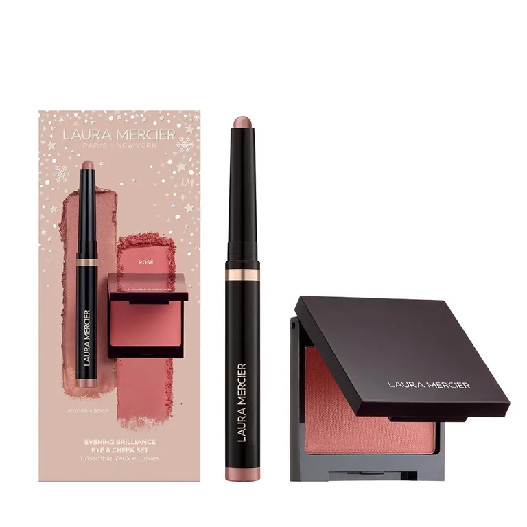 Laura Mercier 2024 聖誕限量奇幻魅力 玫瑰眼頰組