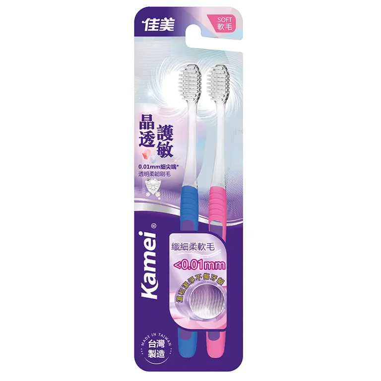 佳美 晶透護敏牙刷
