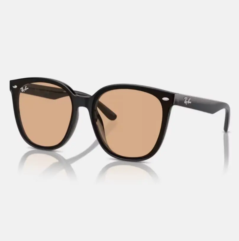 【RAY BAN】RB4423D-601/93 修顏膠框啡色太陽眼鏡