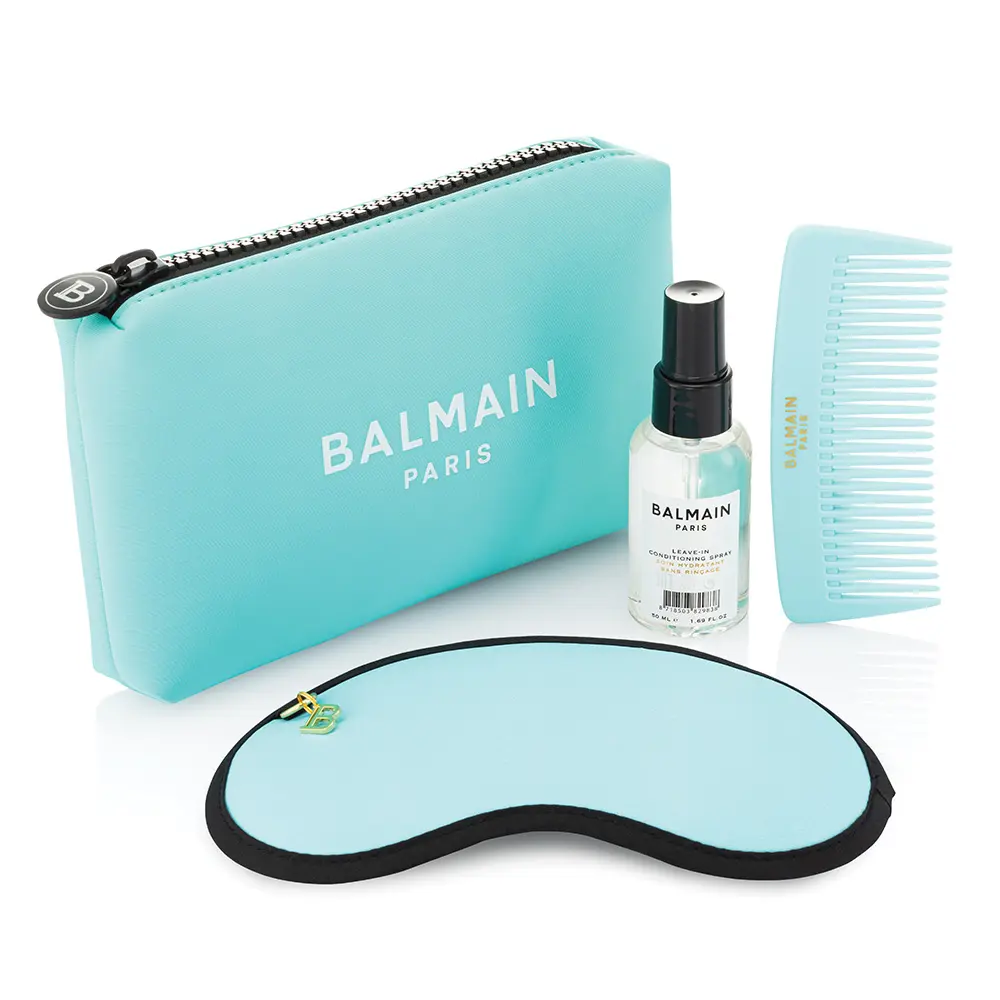【台中店-STARBRANDS】BALMAIN藍綠化妝包
