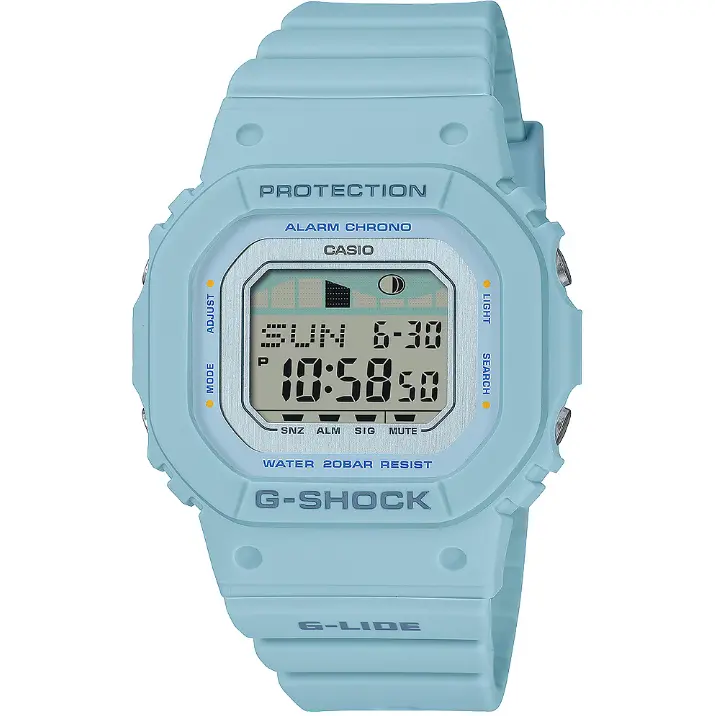 *【ERICA】CASIO G-SHOCK 纖薄 衝浪運動 潮汐顯示 電子錶