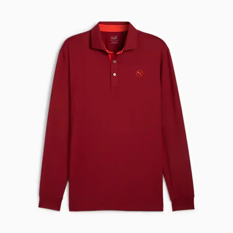 【PUMA GOLF】Golf-DRYCELL Cloudspun長袖POLO衫-S