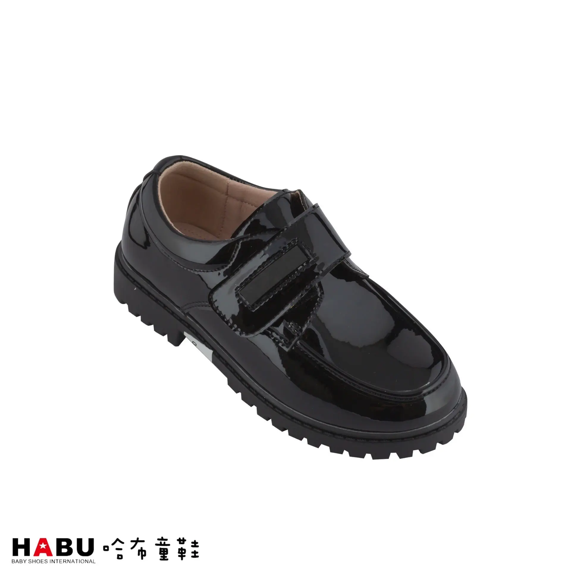 台中店-HABU-漆皮亮面學生皮鞋-37