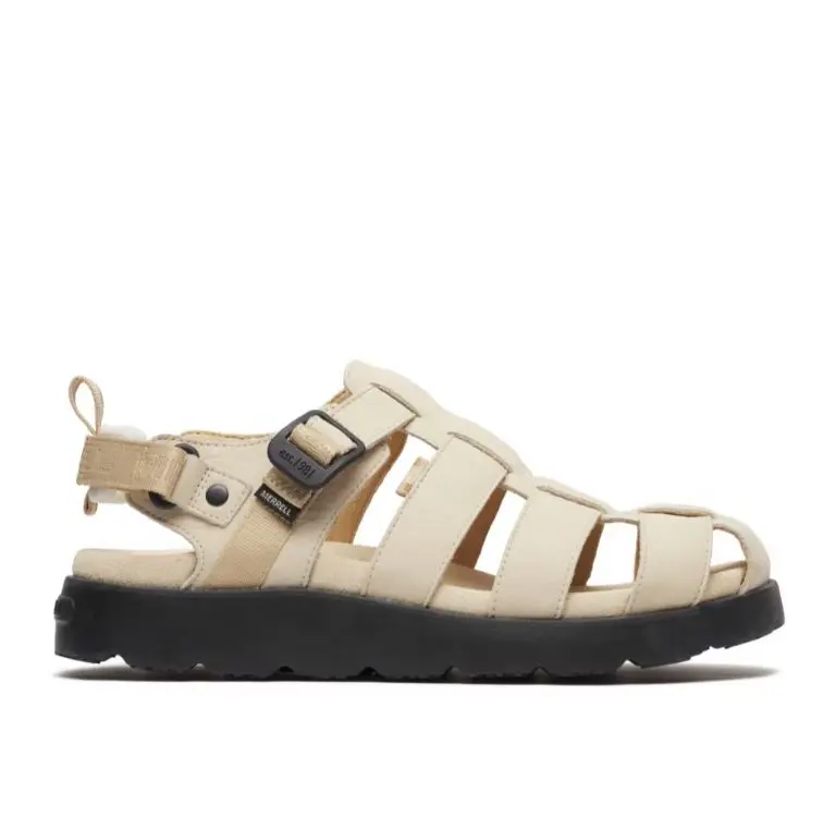 【MERRELL】FLEUR FISHERMAN 羅馬涼鞋 女款-白,US 7