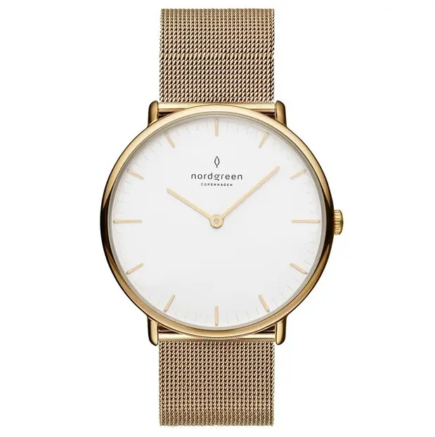*【ERICA】Nordgreen Native 皓白米蘭帶錶32mm