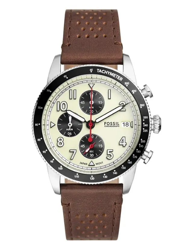 *【ERICA】Fossil Sport Tourer 城市探險三眼計速造型手錶