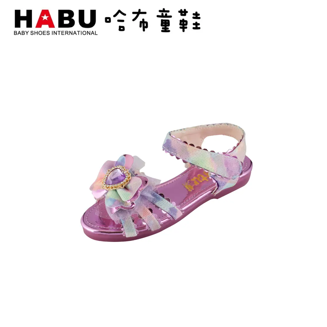 台中店 HABU 愛心水晶公主燈鞋(會發亮)-21cm