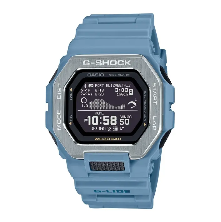 *【ERICA】CASIO G-SHOCK 藍牙 蔚藍海洋 雙重材質錶圈 電子錶