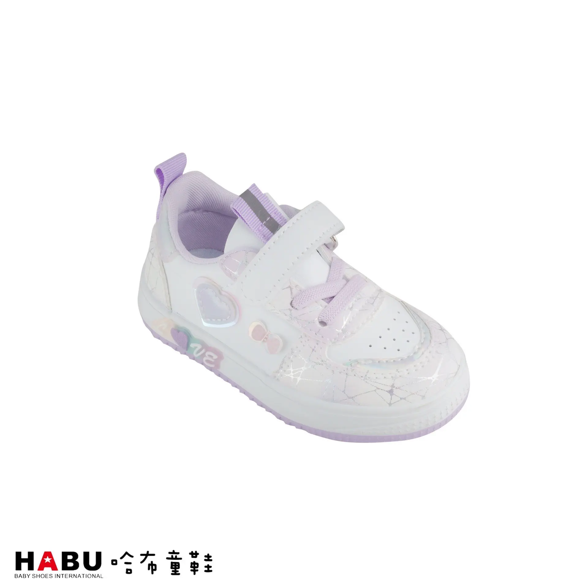 台中店-HABU-立體愛心蝴蝶休閒鞋(紫)-25