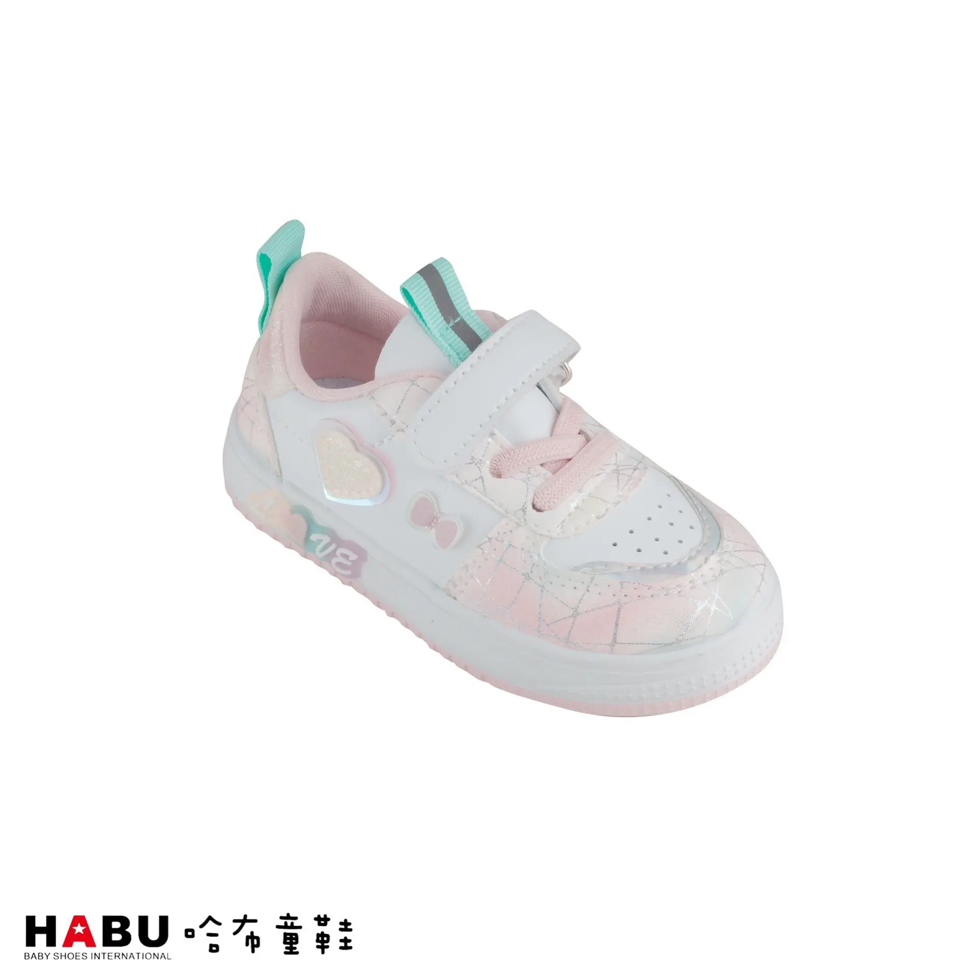 台中店-HABU-立體愛心蝴蝶休閒鞋(粉)-21