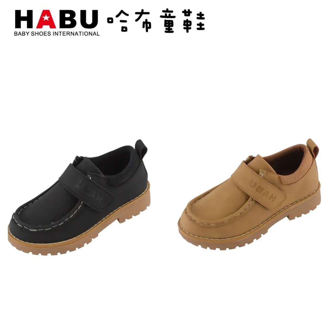 台中店-HABU-雅痞紳士休閒鞋(黑)-27