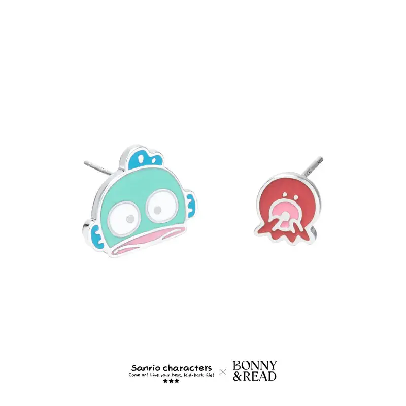 【BONNY&READ】三麗鷗聯名/銀針-人魚漢頓與章魚耳環(預購)