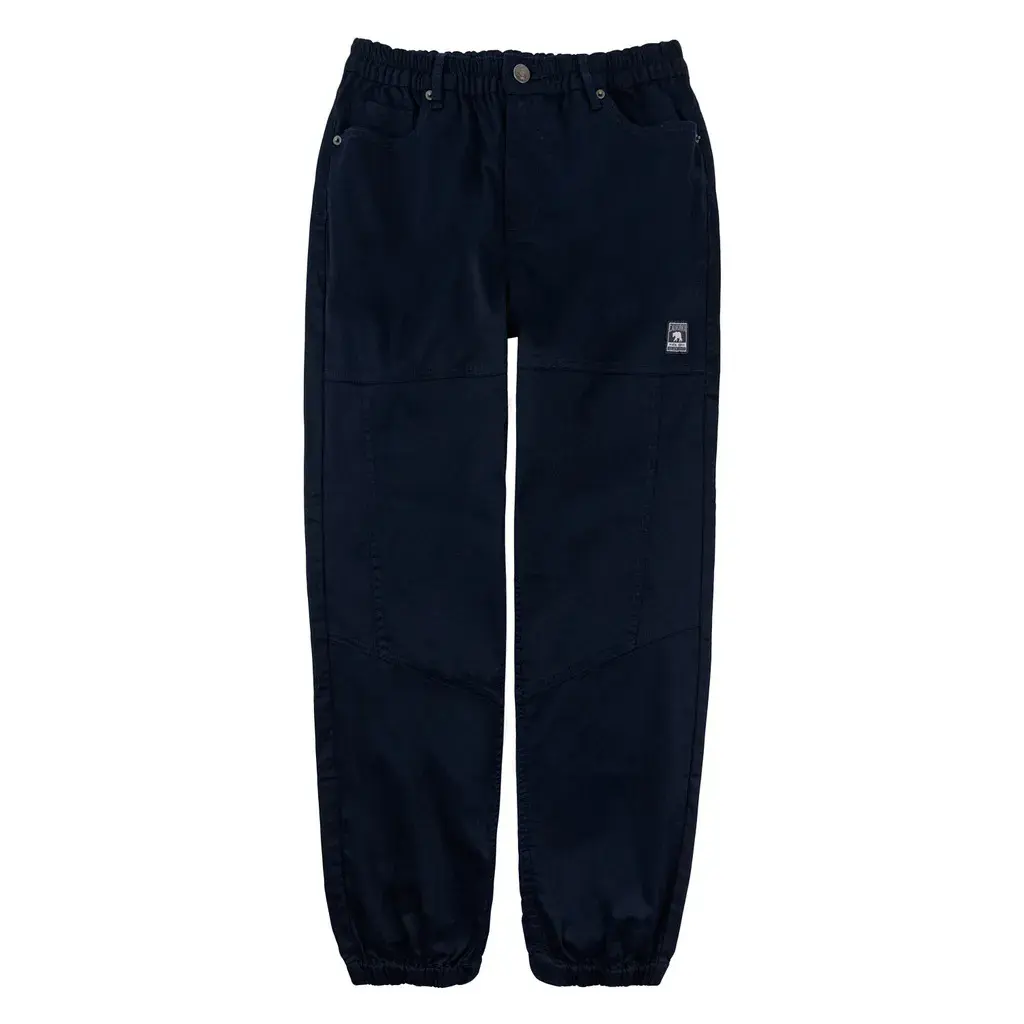 【CALIFORNIA REPUBLIC-台中店】丈青休閒鬆緊束口長褲(男)-L