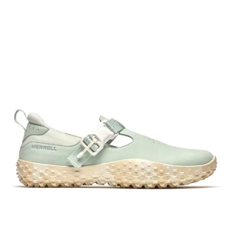 【MERRELL】WRAPT BUCKLE NUBUCK 水陸休閒鞋 女款-薄荷綠,US 8
