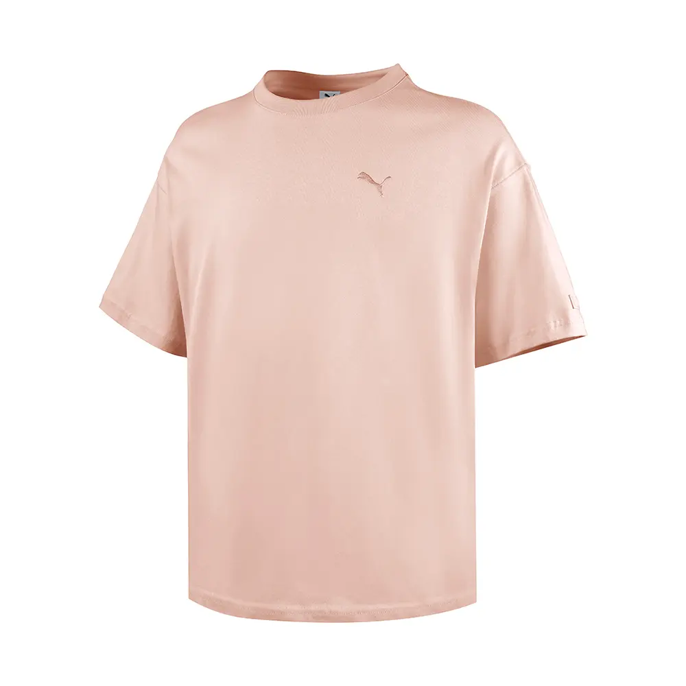 PUMA-流行系列Prime ESS O短袖T恤-粉紅色,XL