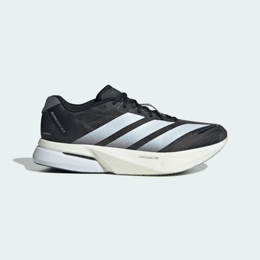 ADIDAS-ADIZERO BOSTON 13 跑鞋-黑底白線,275