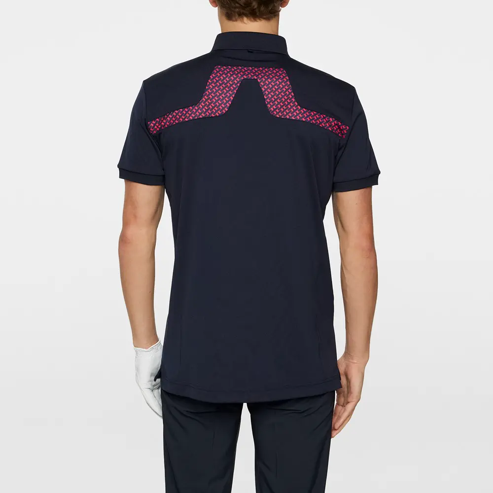 【J.LINDEBERG】經典Bridge Polo-幾何LOGO-M