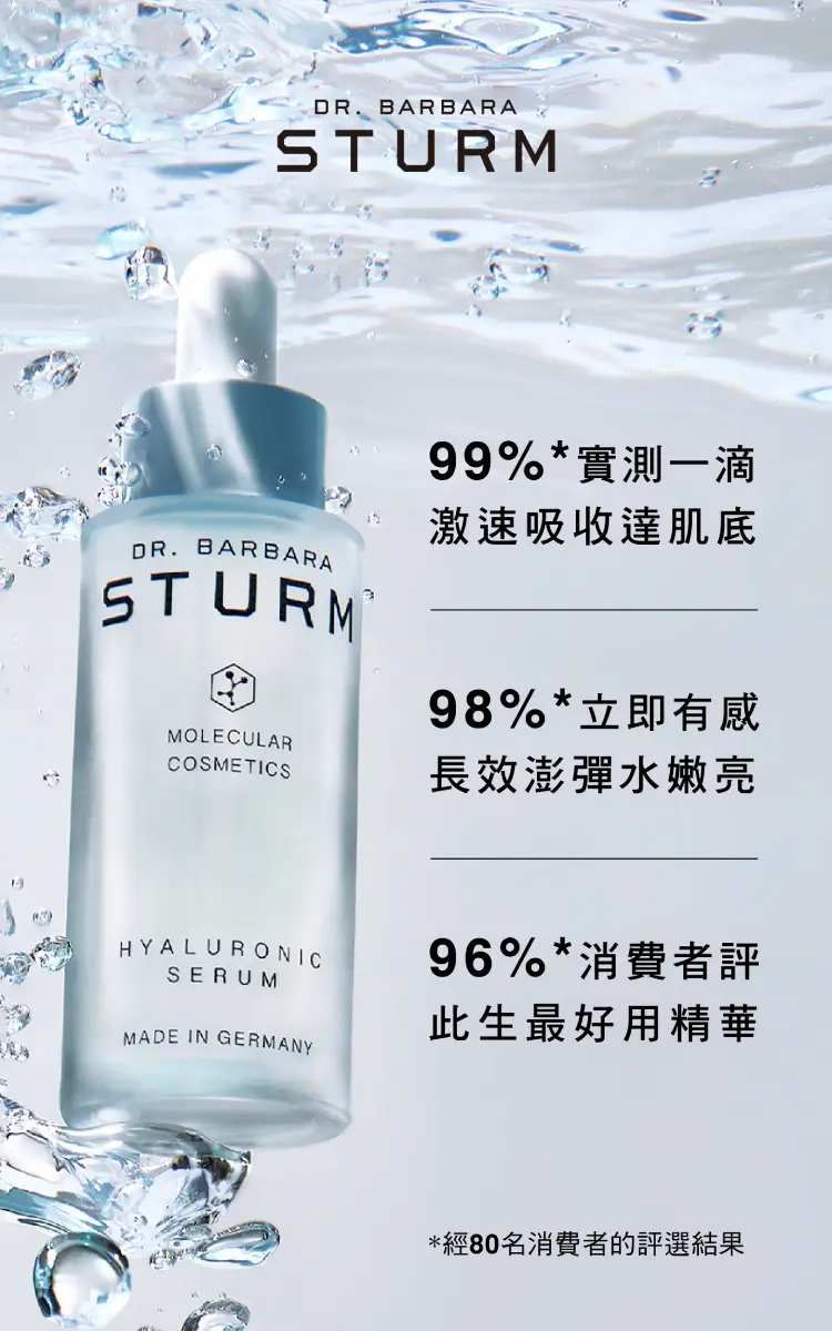 【A410/10APOTECARY】DR. BARBARASTURM玻尿酸精華