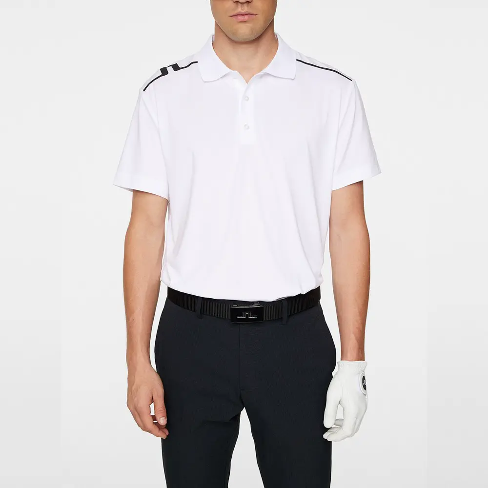 【J.LINDEBERG】JL專業運動Polo-白-S