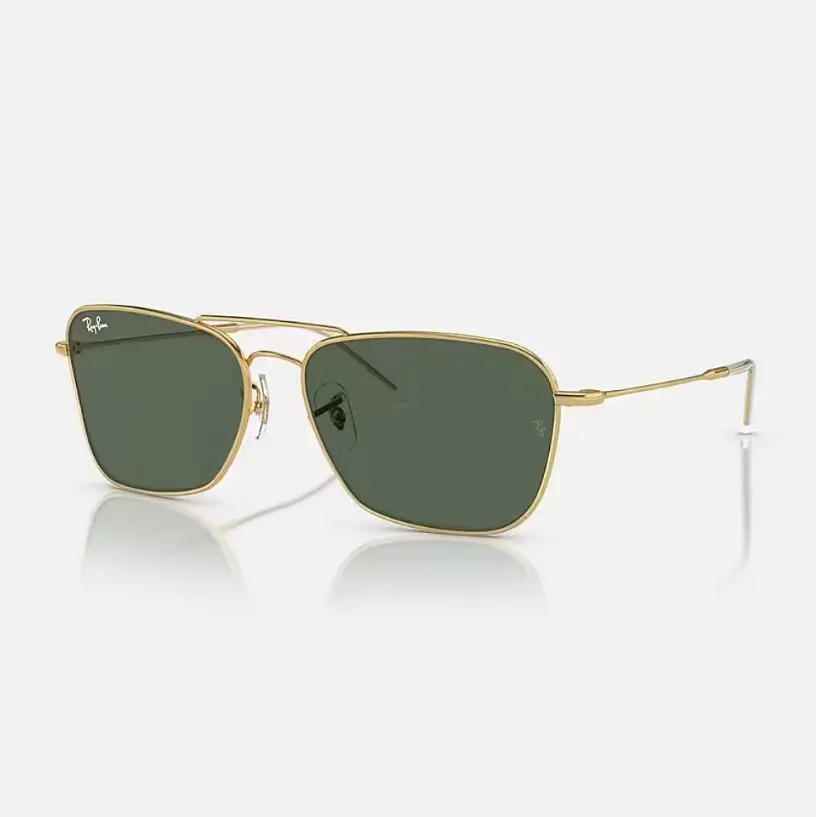 【RAY BAN】方形金屬REVERSE太陽眼鏡