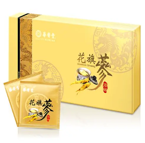 【華齊堂台中店】(買一送一)花旗蔘茶禮盒2g*30入
