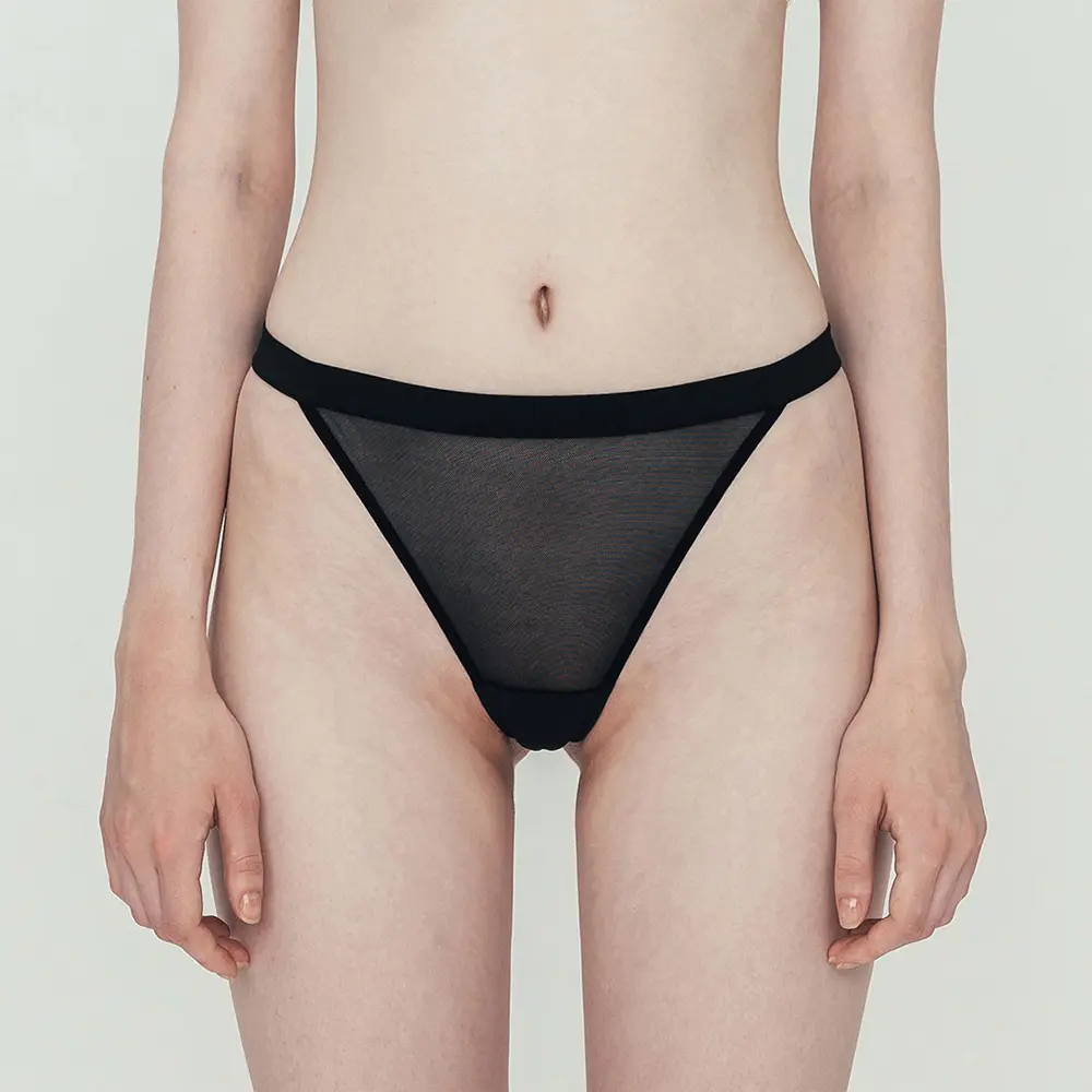 Triangle Thong 丁字褲-黑-L