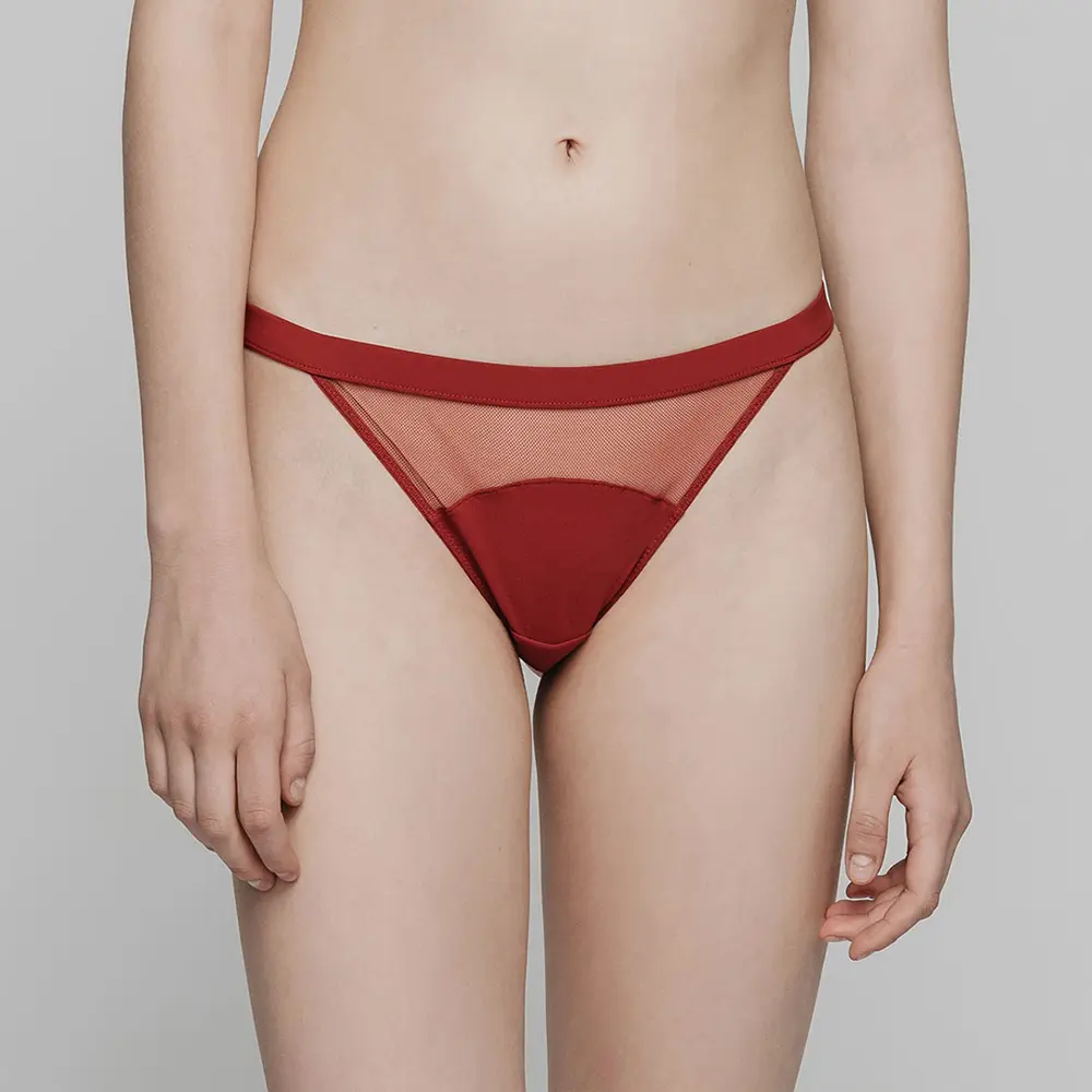 Triangle Thong 丁字褲-紅-XS