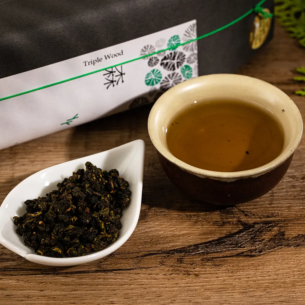 【炭紀 TEAGRAPHY】蒼灰古韻禮盒/台灣烏龍茶-伴手禮--森(5包*7克)+焱(5包*7克)