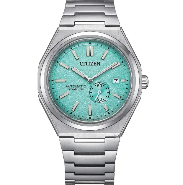 *【ERICA】CITIZEN 小秒針 超級鈦機械錶 (湖水綠)