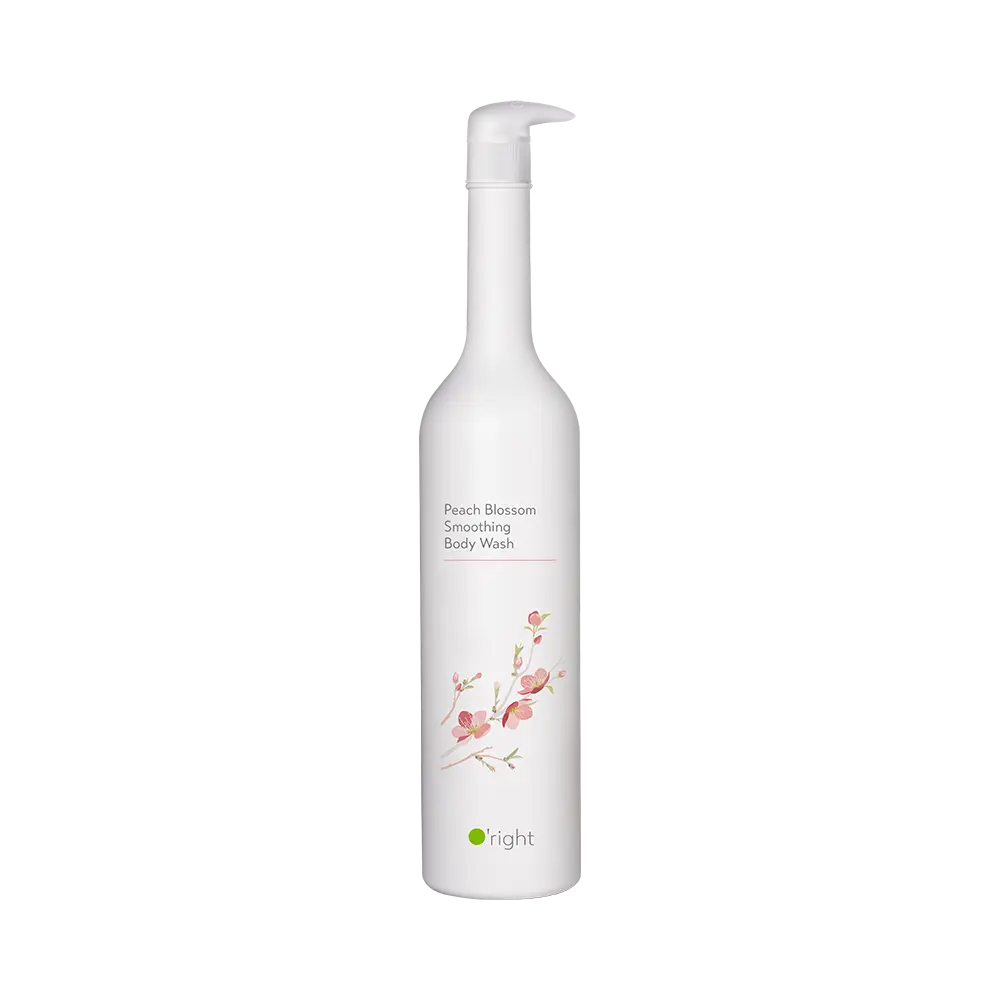 【台中店-O'right歐萊德】涼感洗沐呵護組-1000ml-桃花輕盈沐浴乳1000ml,下單1件，贈雨林精油防蚊液100ml
