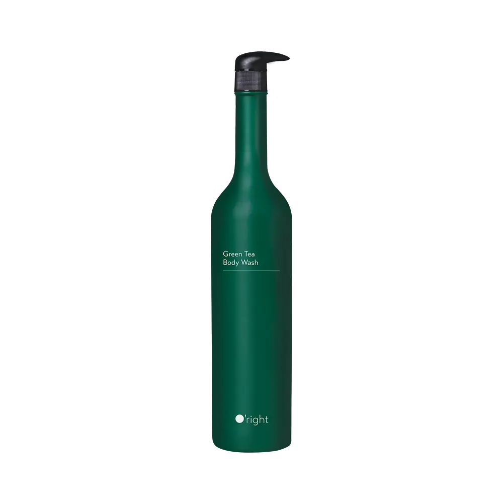 【台中店-O'right歐萊德】涼感洗沐呵護組-1000ml-綠茶沐浴乳(典藏版)1000ml,下單1件，贈雨林精油防蚊液100ml